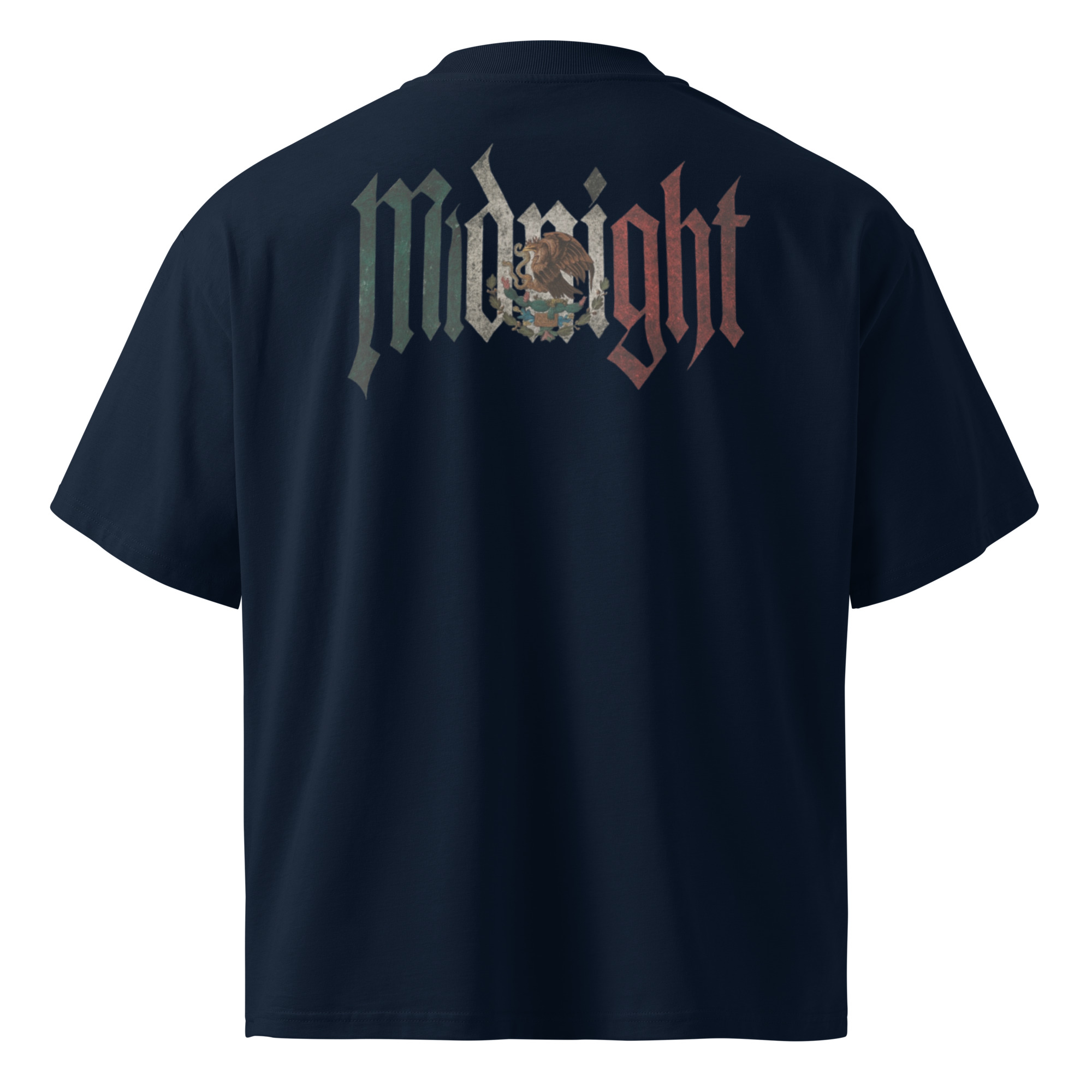 Unisex organic oversized high neck t-shirt - Image 3