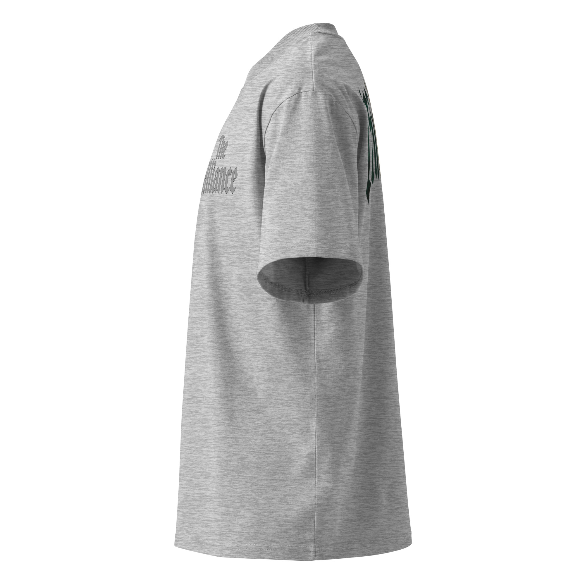 Unisex organic oversized high neck t-shirt - Image 12