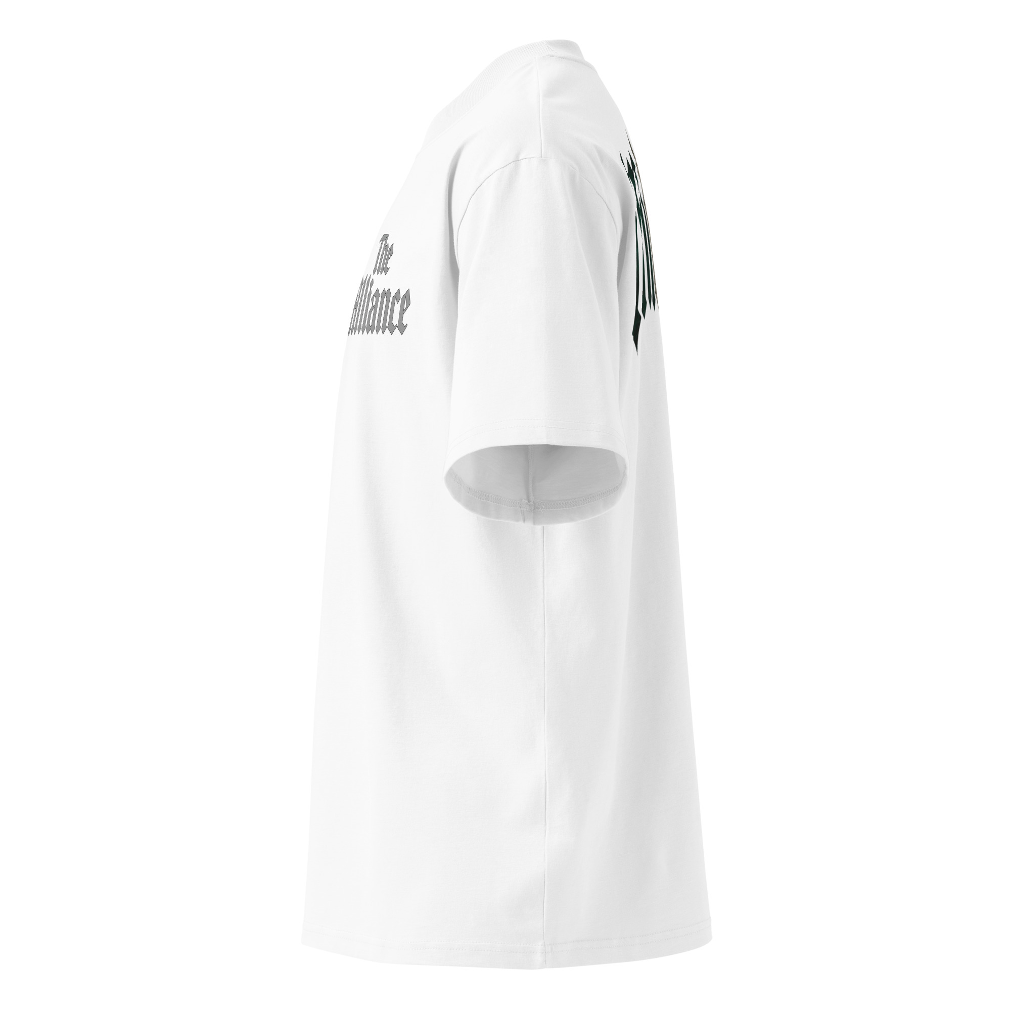 Unisex organic oversized high neck t-shirt - Image 16