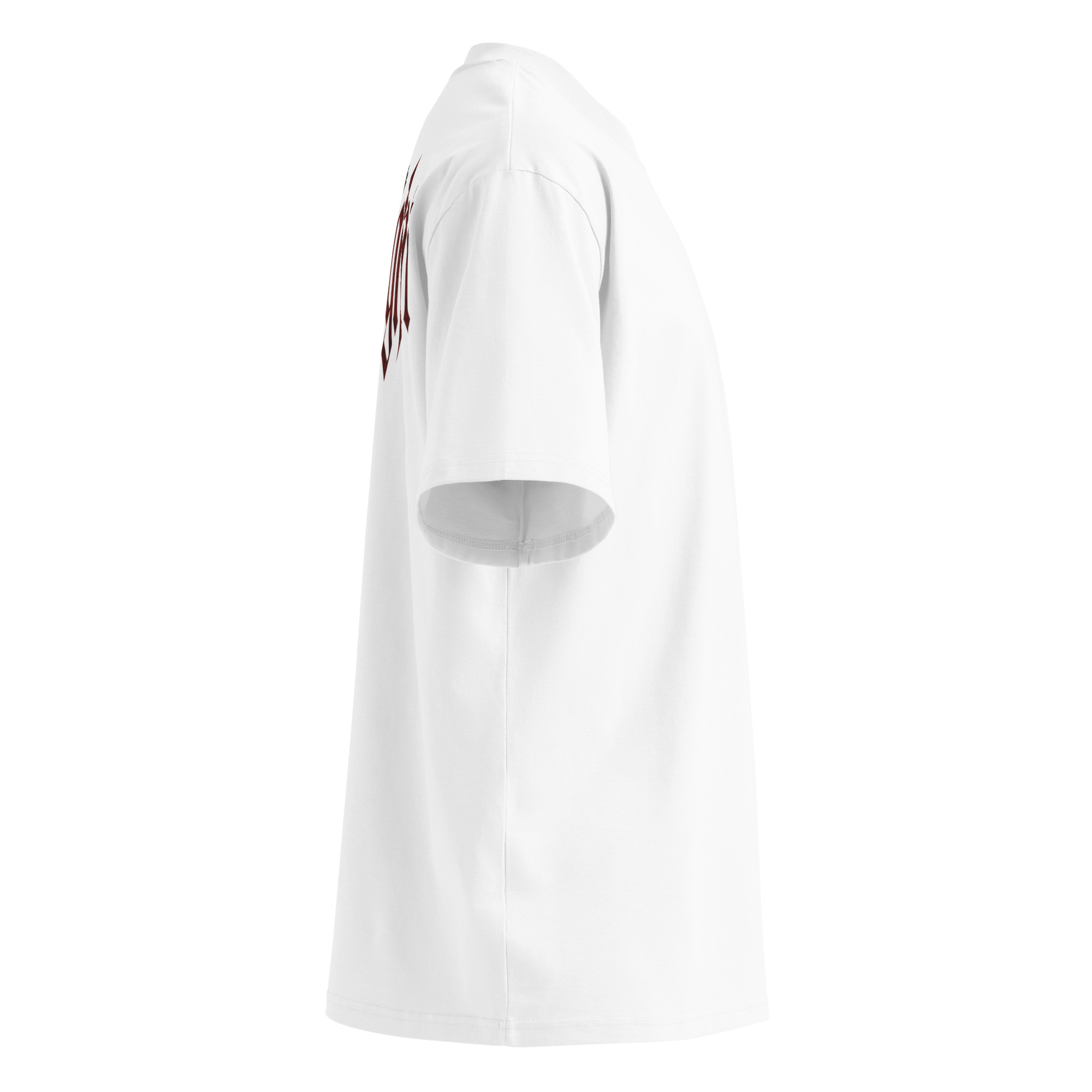 Unisex organic oversized high neck t-shirt - Image 15